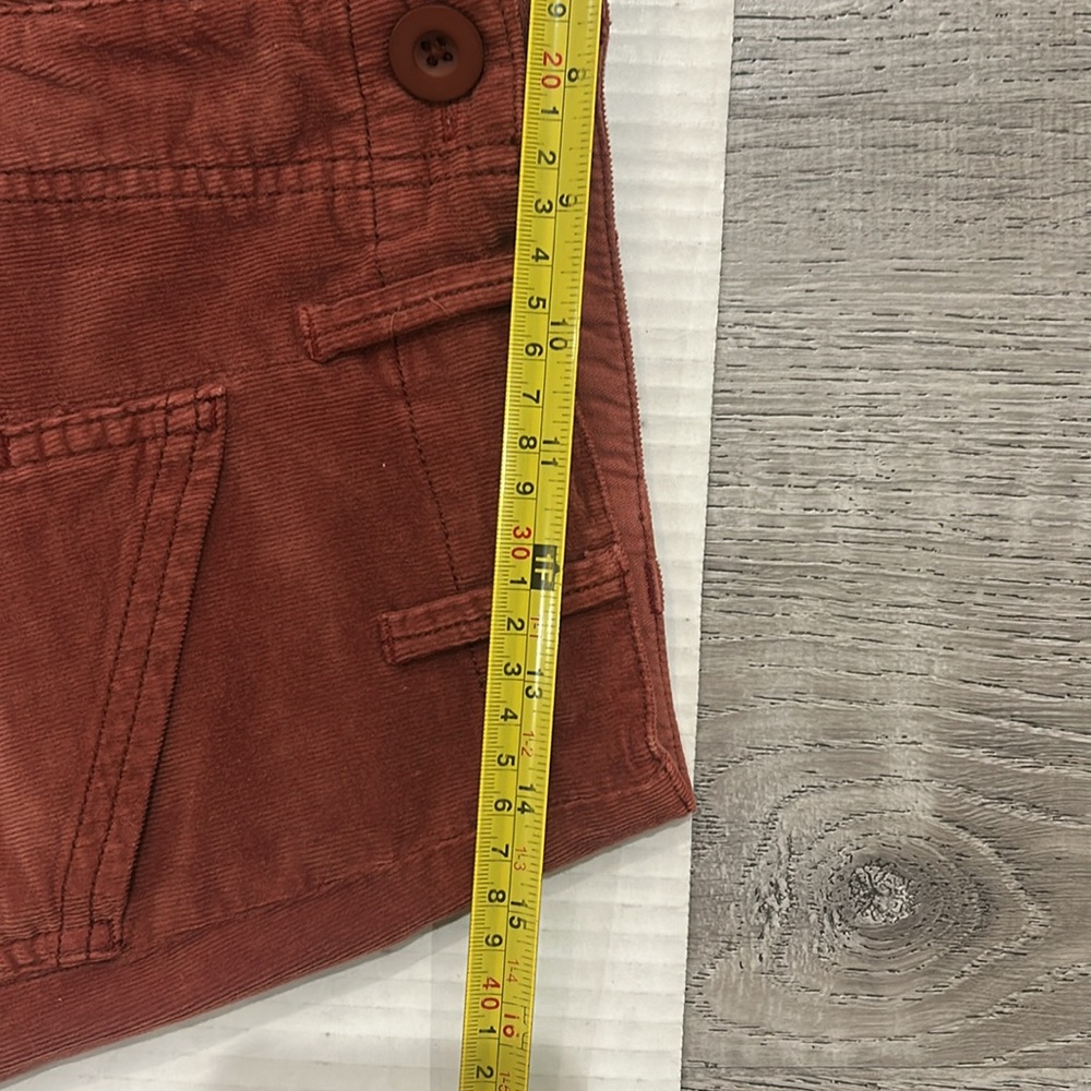 NWOT FREE PEOPLE Bay To Breakers Soft Corduroy Cargo Pants In Roasted Russet S - Picture 11 of 17